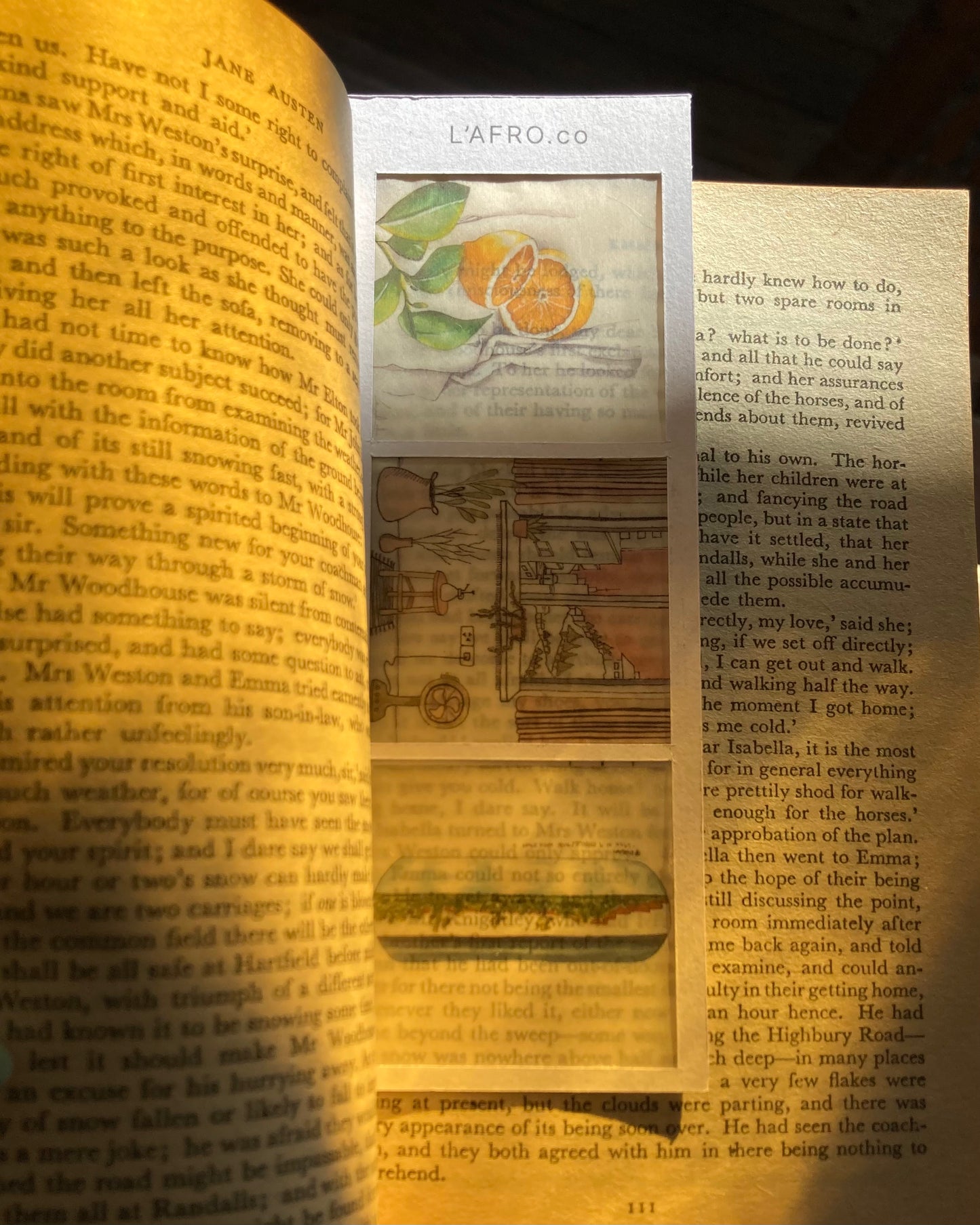 L’AFRO Handmade Translucent Bookmarks