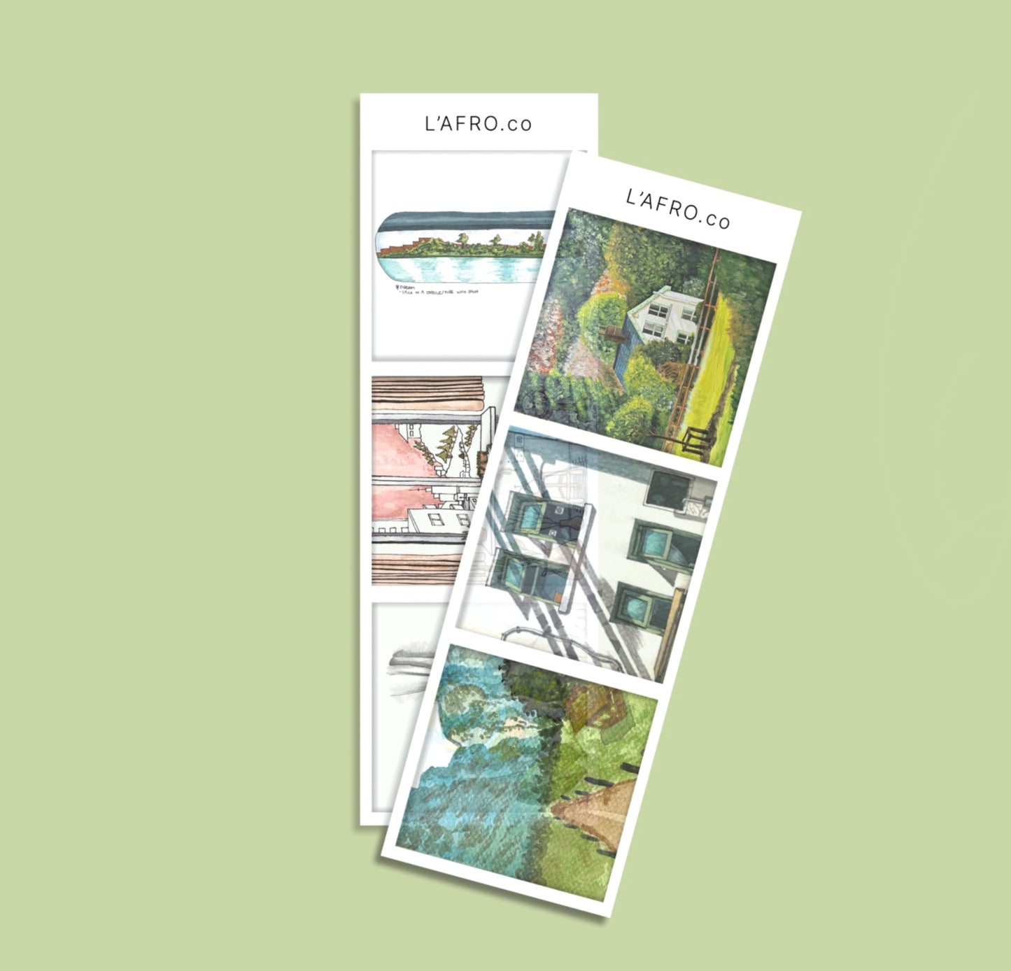 L’AFRO Handmade Translucent Bookmarks
