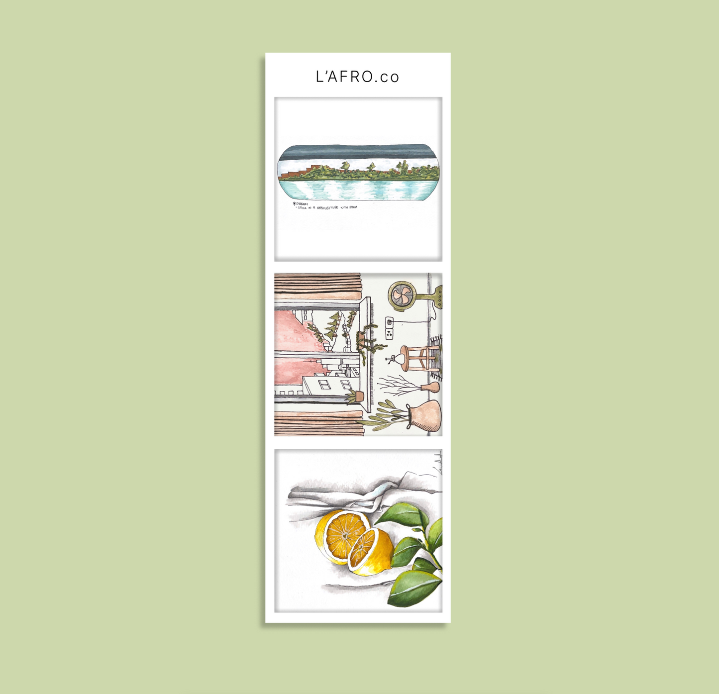 L’AFRO Handmade Translucent Bookmarks